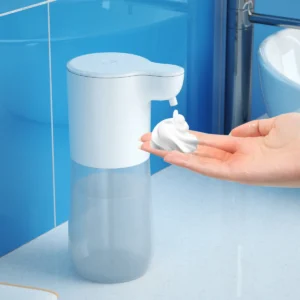 Smart Sensor Automatic Touchless Foam Soap and Hand Sanitizer Dispenser USB Rechargeable 350ml for Home Bathroom Kitchen