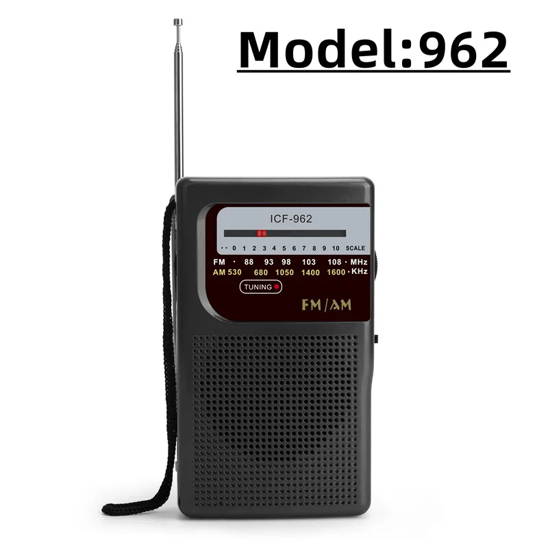BC-R21/961/962 Mini Radio AM FM Battery Operated Portable Radio Best Reception Longest Lasting For Running Walking Home Soundbox - Image 11