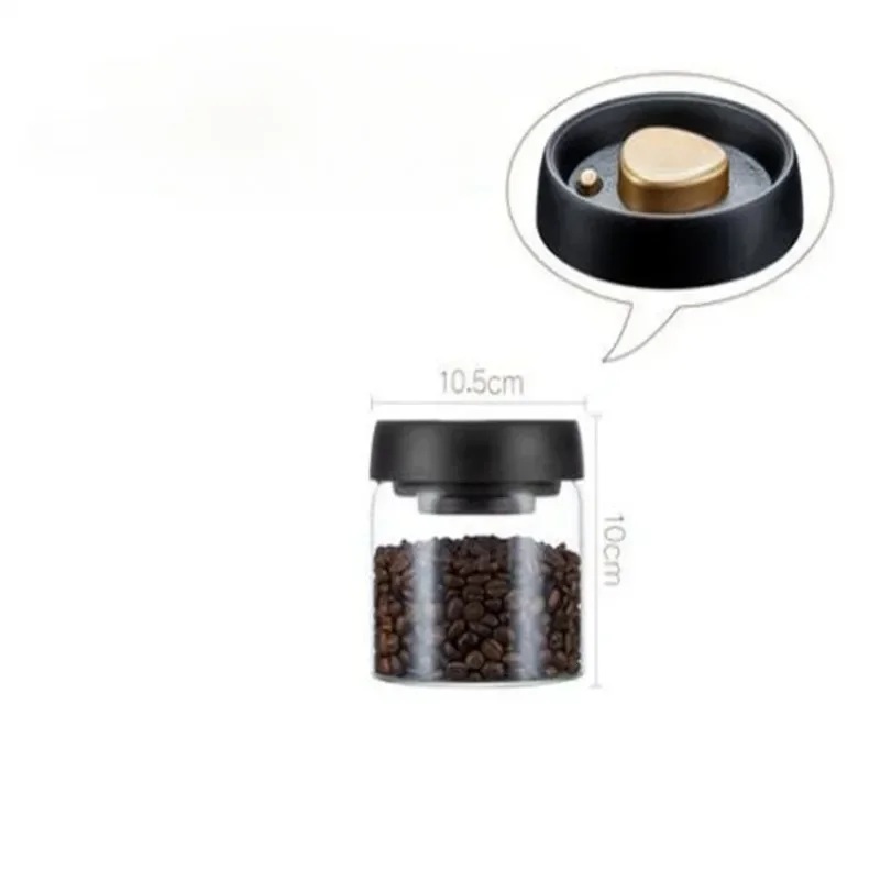 Vacuum Sealed Tank Transparent Glass Coffee Beans Food Storage Jars Household Moisture-proof Air Extraction Airtight Container - Image 10