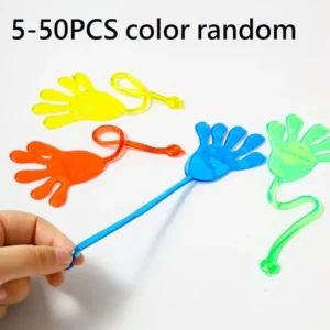Funny Sticky Hands Toy 5-50 Pcs Elastic Slap Palm Squishy Kids Party Favors Novelty Gift Supplies for Children