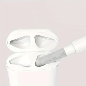 Multi-Function Cleaning Brush Kit for Digital Devices, No Power Required - Earbud Cleaning Pen, Wireless Headset Cleaner, Chargi