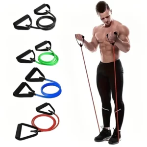 10-30LB Tube Band Pull Rope Resistance Bands With Handles Exercise Workout For Men Women Strength Training Equipment At Home