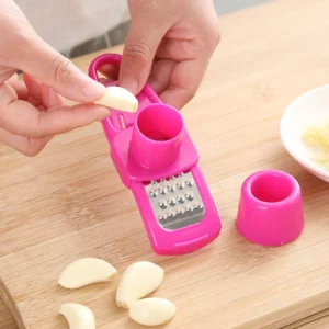 1/2pc Mini Garlic Grinder Creative Garlic Press Kitchen Garlic Mash Manual Garlic Mashing Green Kitchen Gadgets Tool