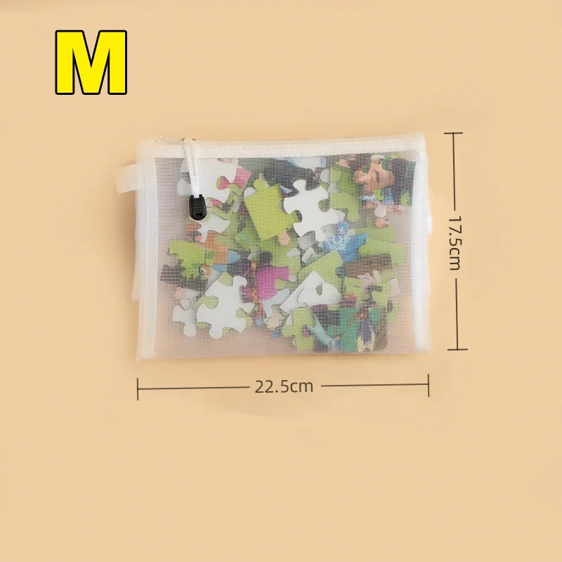 3/5/10pcs Mesh Zipper File Bag Waterproof Moisture-proof Zipper Folder Toy Storage Bag Storage Tools Cosmetic Organization Bag - Image 7