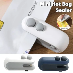 Mini Heat Bag Sealing Machine Package Sealer Bags Plastic Food Sealer Clip Bag Handheld Sealer Food Packaging Heat Sealer