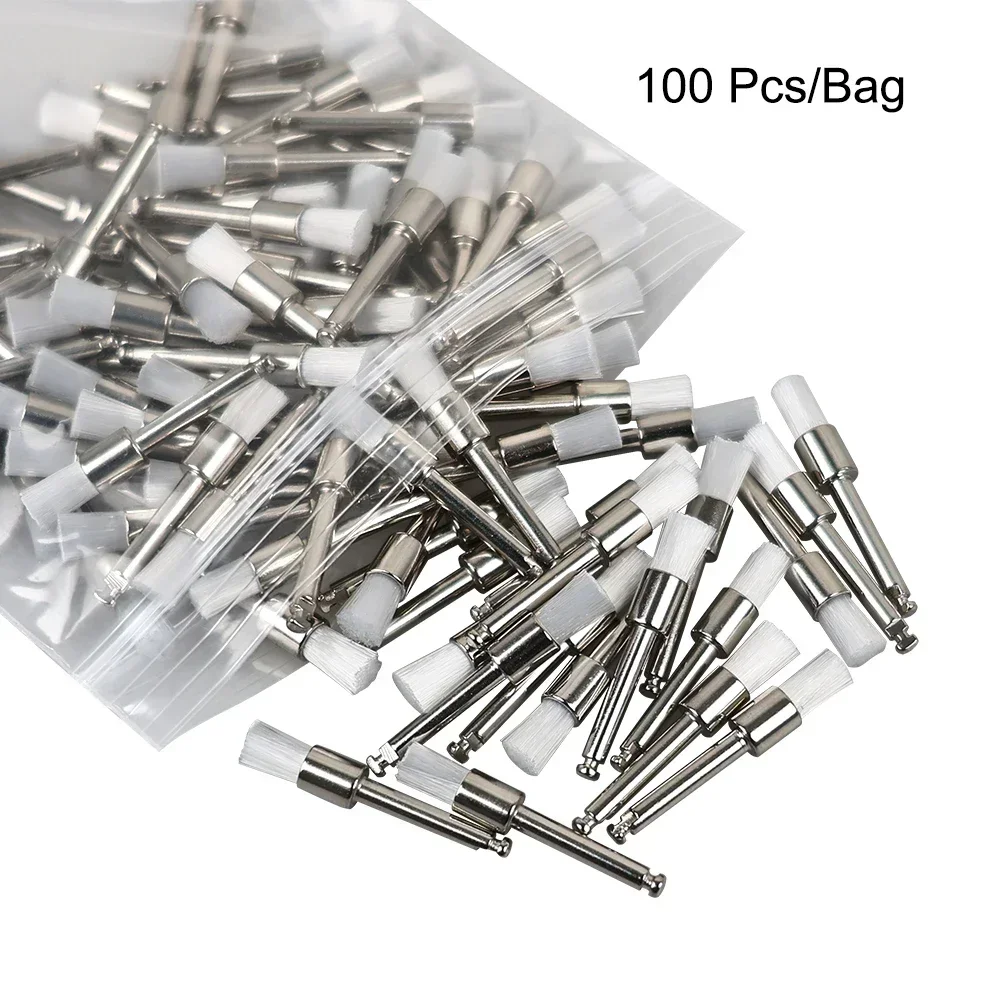 100Pcs/Bag Dental Nylon Polishing Brushes Colorful Prophy Brushes Polishing Polisher RA Shank Dentistry Polisher Accessory - Image 7