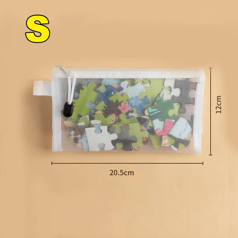 3/5/10pcs Mesh Zipper File Bag Waterproof Moisture-proof Zipper Folder Toy Storage Bag Storage Tools Cosmetic Organization Bag - Image 10