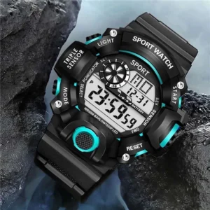 Men's watch digital sports electronic watch multi-function luminous alarm clock men's sports watch clock electronic watch gift