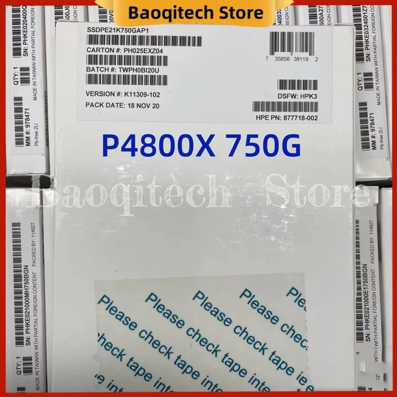 Brand new original P4800X 375G 750G 1.5TB U.2 Ultra Long Life Enterprise Solid State Drive For Intel Aoteng System Disk - Image 2