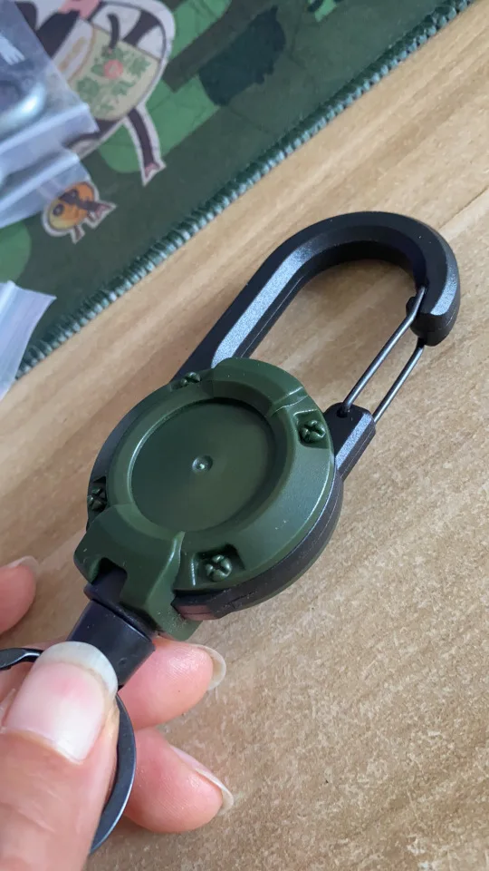 1/3Pcs Automatic Retractable Wire Rope Antitheft Easy-to-pull Buckle Rope Elastic Keychain Sporty Retractable Key Ring Anti Lost - Image 7