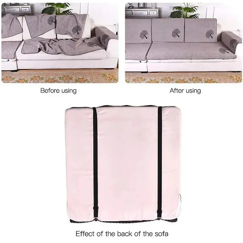 4PCS Double Clip Sheet Fasteners - Versatile Sheet Clips for Bed Sheets and Sofa Covers with Non-slip Adjustment - Image 4