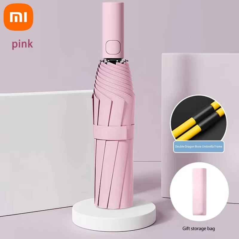 Xiaomi 24 Bone Folding Umbrella Fully Automatic Double Bone SPF 50 UV Protection Rain Resistance Strong Wind Resitance Umbrella - Image 12