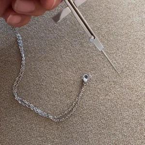 Retractable Stainless Steel Cross Necklace Men Fashion Jewelry Chains Boy EDC Gadgets For Cool Women Girls Gifts Multi Tools