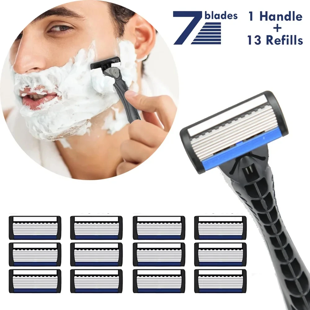 Men's Intelligent Rechargeable Shaver Wet/Dry Beard Razor ABS Tondeuse Dissolving Beard Rechargeable Razor for Smooth Skin - Image 3