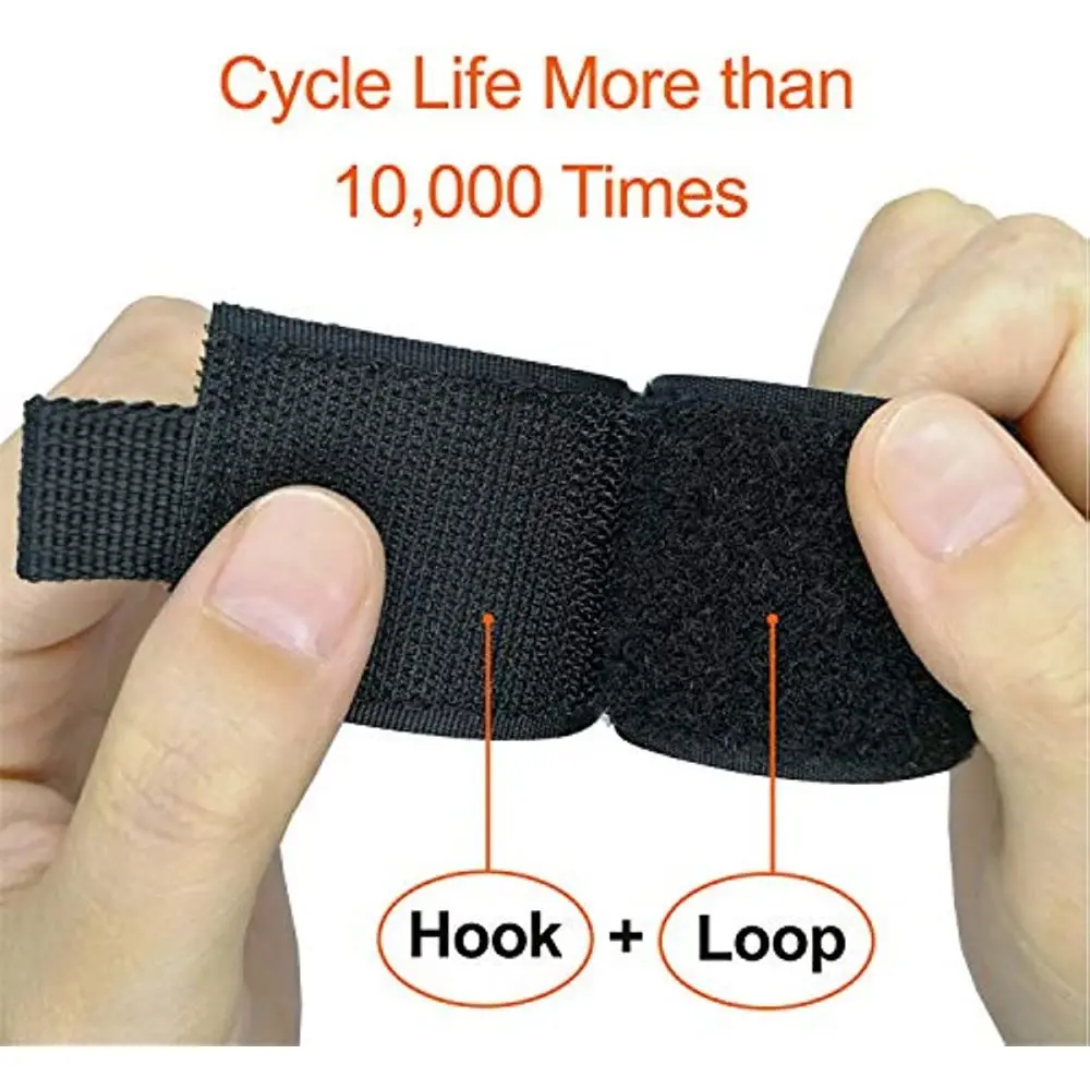 Cord Organizer Holder with Triangle Buckle Wire Manager Power Cord Management Nylon Heavy Cord Storage Straps for Cables Hoses - Image 3