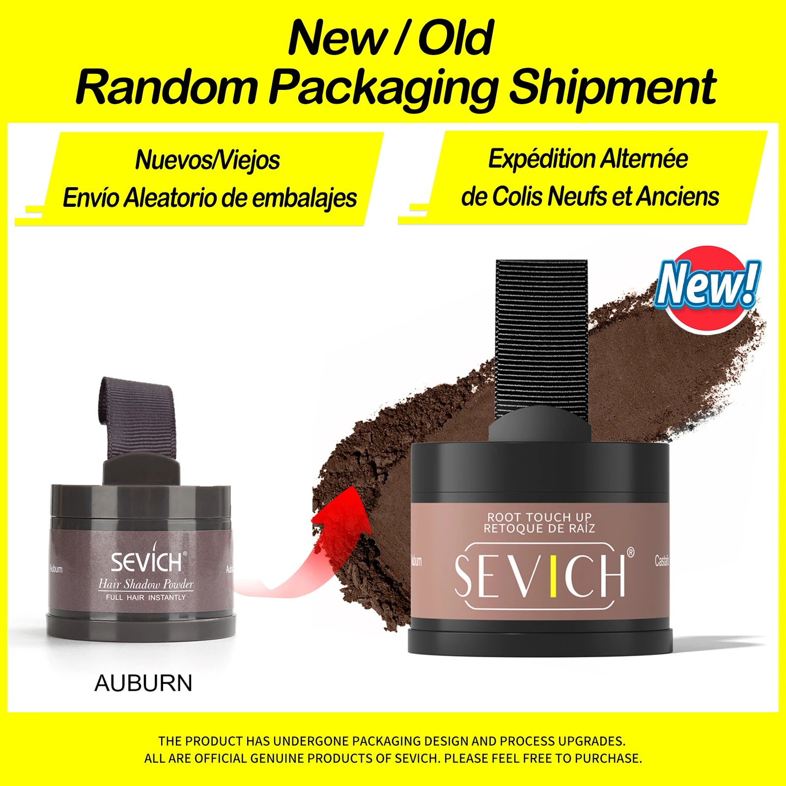 Sevich Hairline Powder 4g Hairline Shadow Powder Makeup Hair Concealer Natural Cover Unisex Hair Loss Product - Image 18