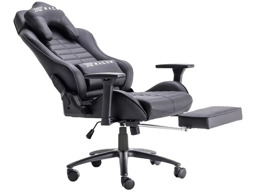 Gamer Chair XT Racer Reclining Swivel Black Platinum W Series - Image 5