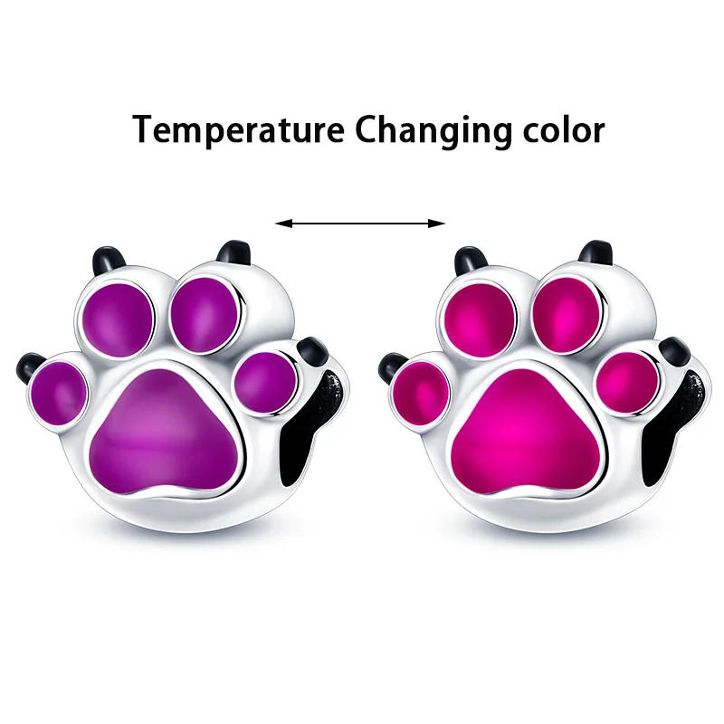 New 925 Sterling Silver Charms Fit 3mm Original Bracelets Cat Dog Beads Fine DIY Jewelry Making Women Party Gifts - Image 2