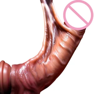 Realistic Dildos for Women Skin Sliding Foreskin Testicles Dildo Anal Vaginal Stimulation Strap on Big Penis Sex Toys for Woman