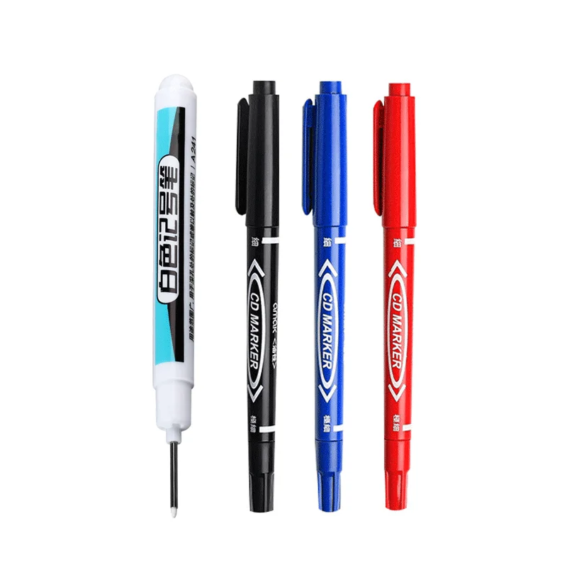 1/4Pcs White Permanent Paint Pen set for Wood Rock Plastic Leather Glass Stone Metal Canvas Ceramic Deep Hole Marker 0.7mm - Image 26