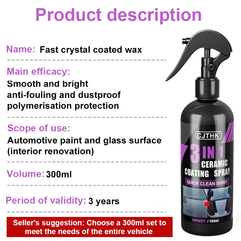 Car Ceramic Nano Coating Liquid Coatin Nano Crystal Hydrophobic Layer Polishing Paint Coating Agent Car Polish Nanos Coatings - Image 6