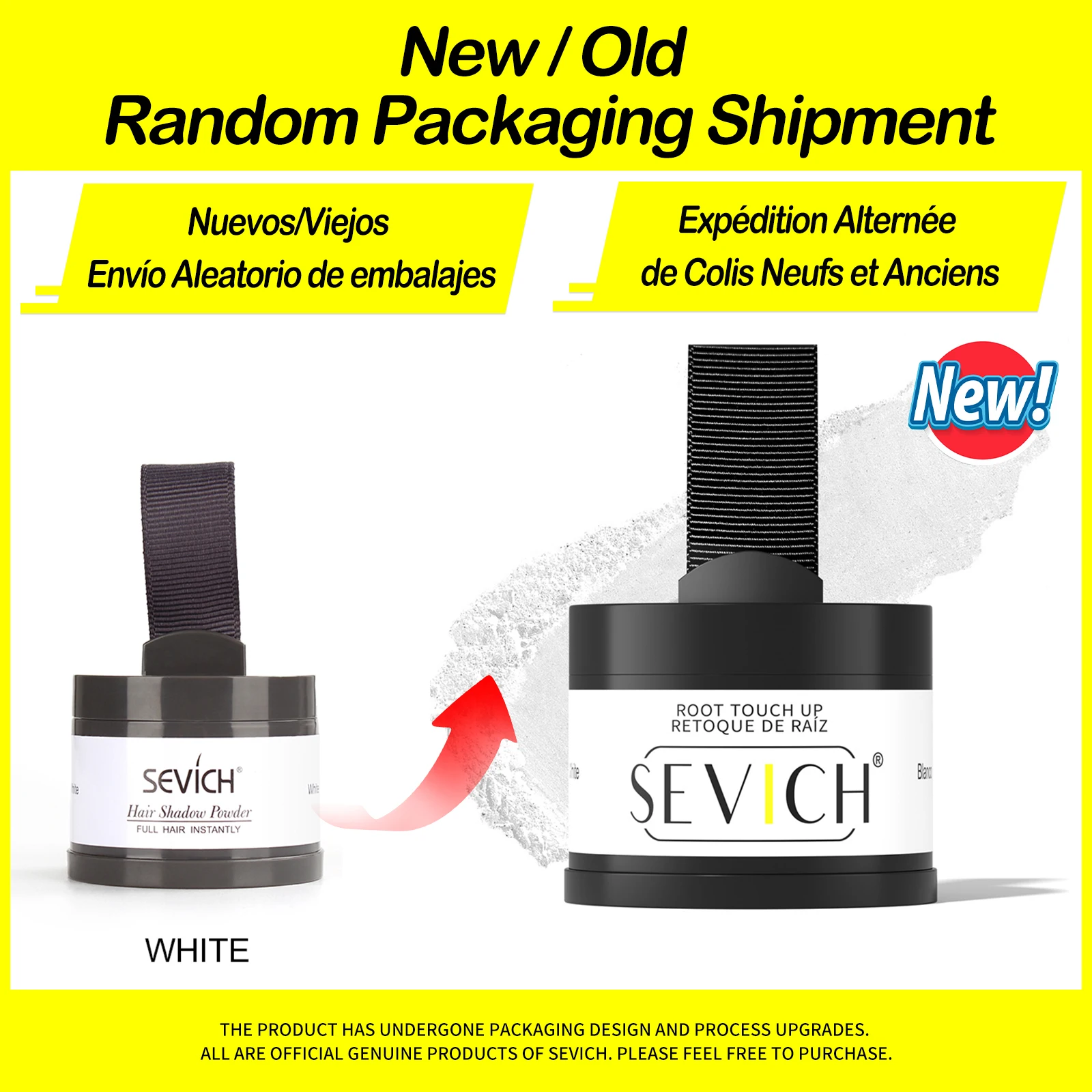 Sevich Hairline Powder 4g Hairline Shadow Powder Makeup Hair Concealer Natural Cover Unisex Hair Loss Product - Image 19