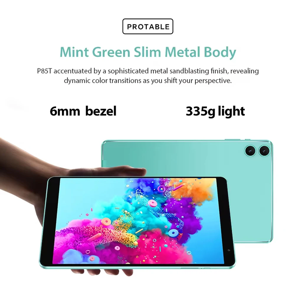Teclast P85T Tablet PC Allwinner A523 8-Core/8inch 1280*800 HD IPS/4GB RAM/64GB ROM/5000mAh Type-C/Android 14/WiFi6+BT5.2 - Image 5