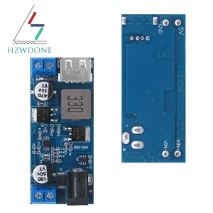 DC-DC 24V/12V To 5V 5A Step Down Power Supply Buck Converter Replace LM2596S Adjustable USB Step-down Charging Module For Phone