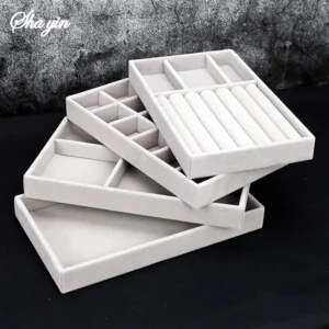 1PC Velvet Ring Box, Jewelry Box, Earring Box, Pendant Box, Drawer Dust-Proof Jewelry Box, Display Box