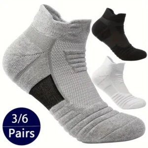 3/6 Pairs Stripe Pattern Women Men Boys Girls Unisex Couples Sports Socks Ankle socks Spring Summer Holiday Gifts