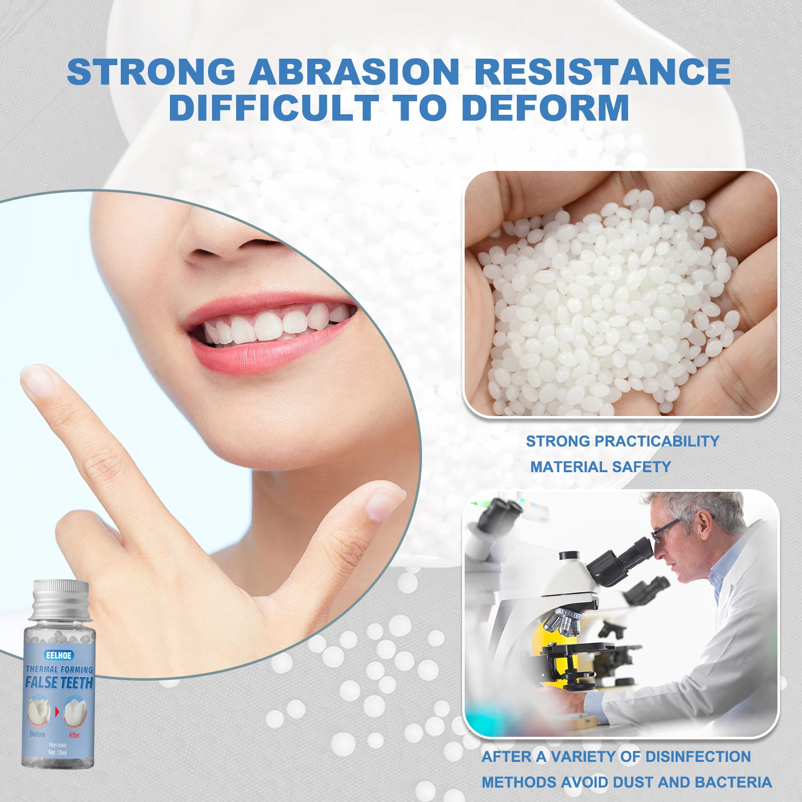 Temporary Teeth Repair Falseteeth Glue Resin Tooth Repair Glue Teeth Gaps Filling False Teeth Solid Glue Safety Dental Supplies - Image 3