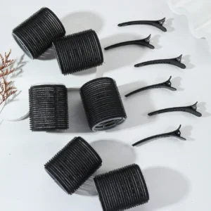 12pcs/set air bar curling iron tube self-adhesive magic roll and bangs hair clip curling styling tool