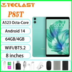 Teclast P85T 2024 Tablet Allwinner A523 8-core 1.8GHz/ 10GB(4GB+6GB) RAM/64GB ROM/8 Inch 800×1280iPS/WIFI5G/4G/5000mAh/Type-C/0