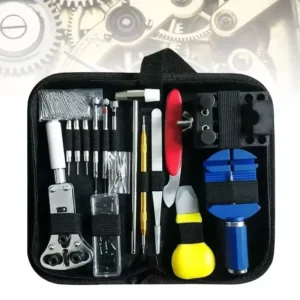 147pcs/set Watchmaker Watch Repair Repairing Tools Kit, Case RemoverOpener Bar Set, Convenience Brand Clock Tool