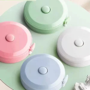 1 Pack Tape Measure Measuring Tape for Body Fabric Sewing Tailor Cloth Knitting Craft Weight Loss Measurements Retractable 1.5 M