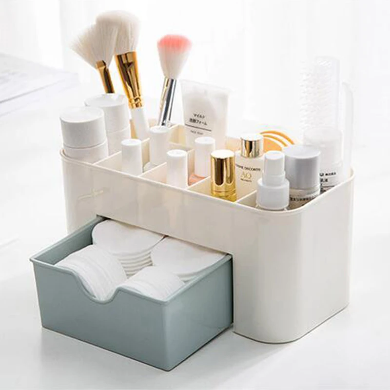 Nail Storage Box Container Cotton Swab Storage Box Accessories Cleaning Desktop Tools Multifunctional Jewelry Box Cosmetic Stor - Image 8