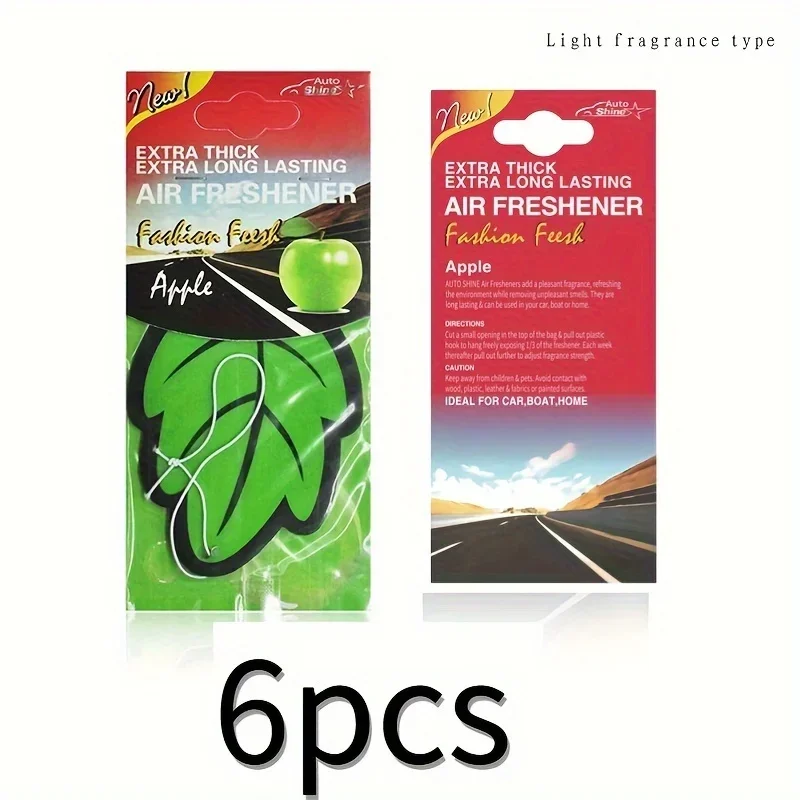 3-60pcs Car Air Freshener Natural Scented Tea Paper Auto Hanging Vanilla Perfume Fragrance Leaf Shape Car Accessories Interior - Image 20