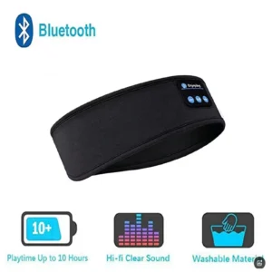 Wireless Bluetooth Sleeping Headband Fone Earphones Sports Sweatband Sleeping Band Headset Music Soft Elastic Eye Mask Headphone