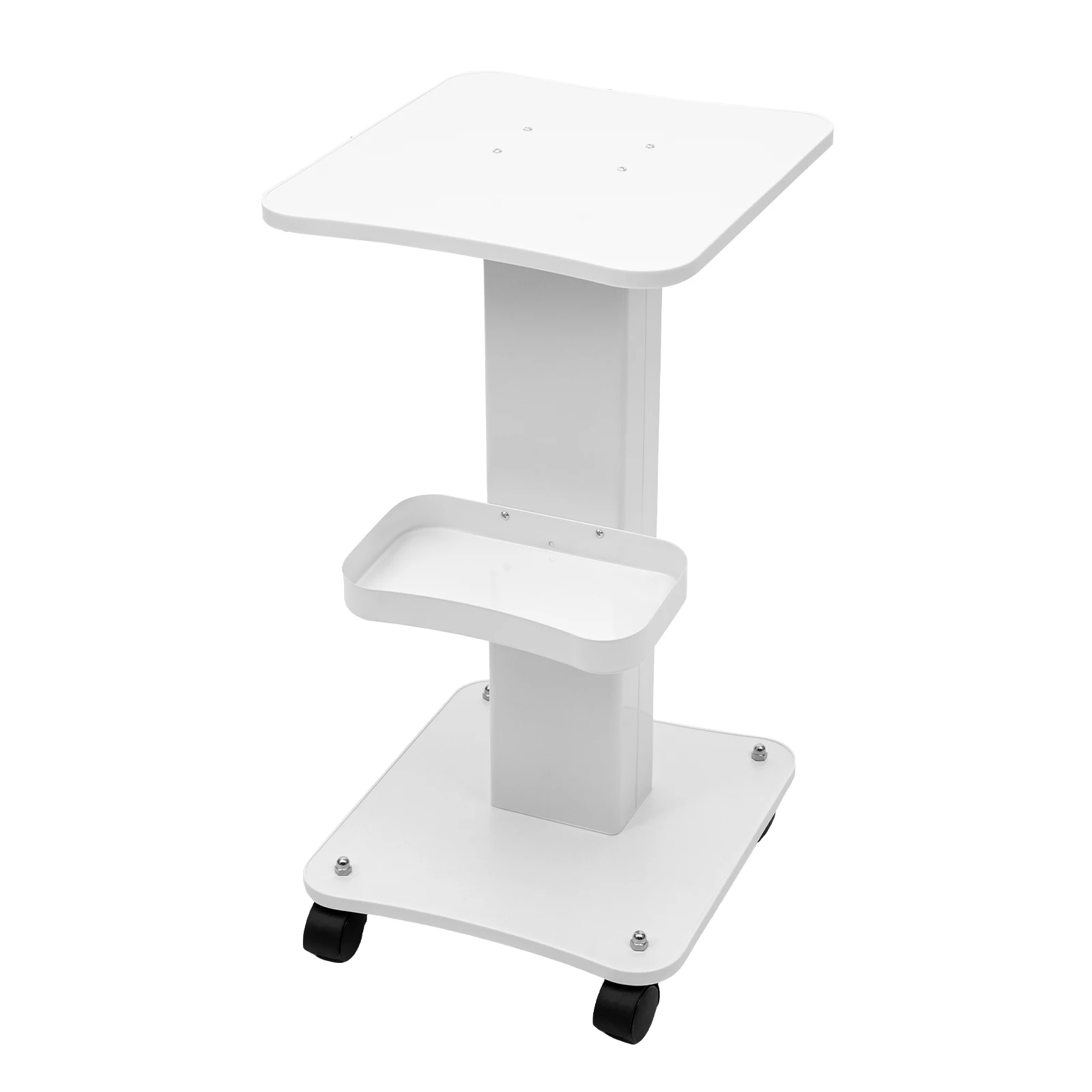 Beauty Equipment Cart SPA Machine Trolley Beauty Salon Rolling Trolley White Table Cart Small Bubble Medical Cart 360°Rotatable - Image 7