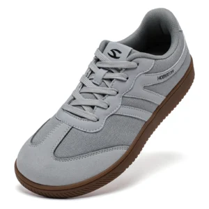 HOBIBEAR Minimalist Wide Toe Sneakers Unisex Zero Drop Barefoot Shoes Lace Up Mesh Non Slip Casual Sneaker