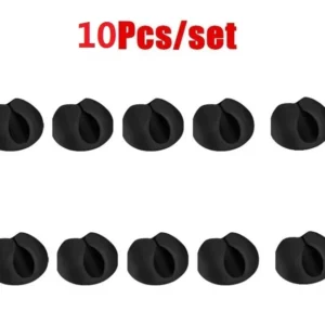 10/20Pcs Cable Clips Winder Silicone Cable Organizer Desktop Wire Storage Charger Cord Holder  for Car USB Charging Tablet Wire