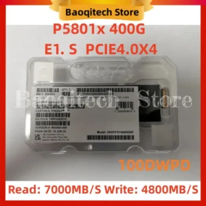 Brand new original For Intel OPTANE P5801X 400G E1. S 15MM interface Enterprise level solid-state drive with adapter PCIe4.0 car