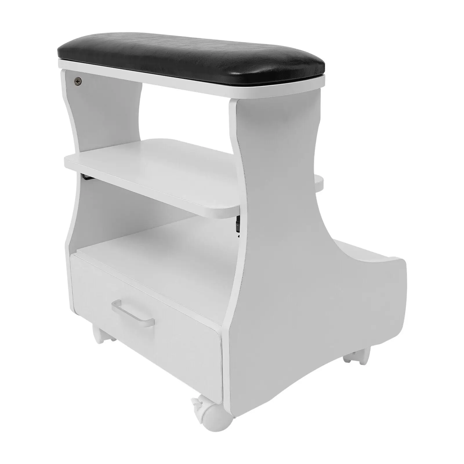 Foot Rest Pedicure Manicure Funiture Trolley for Foot Bath Footbath Stool with Wheels - Image 6