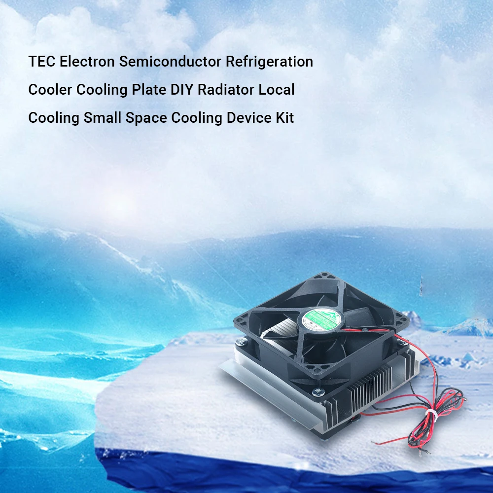 TEC Electron Semiconductor Refrigeration Cooler Cooling Plate DIY Radiator Local Cooling Small Space Cooling Device Kit - Image 5