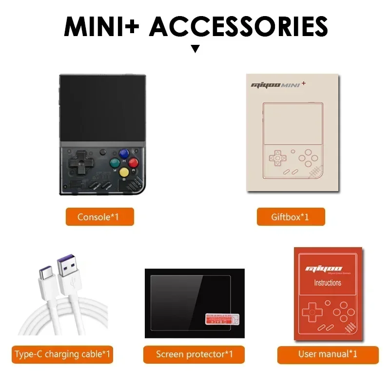 MIYOO Mini Plus Portable Retro Handheld Game Console V2 Mini+ IPS Screen Classic Video Game Console Linux System Children's Gift - Image 6