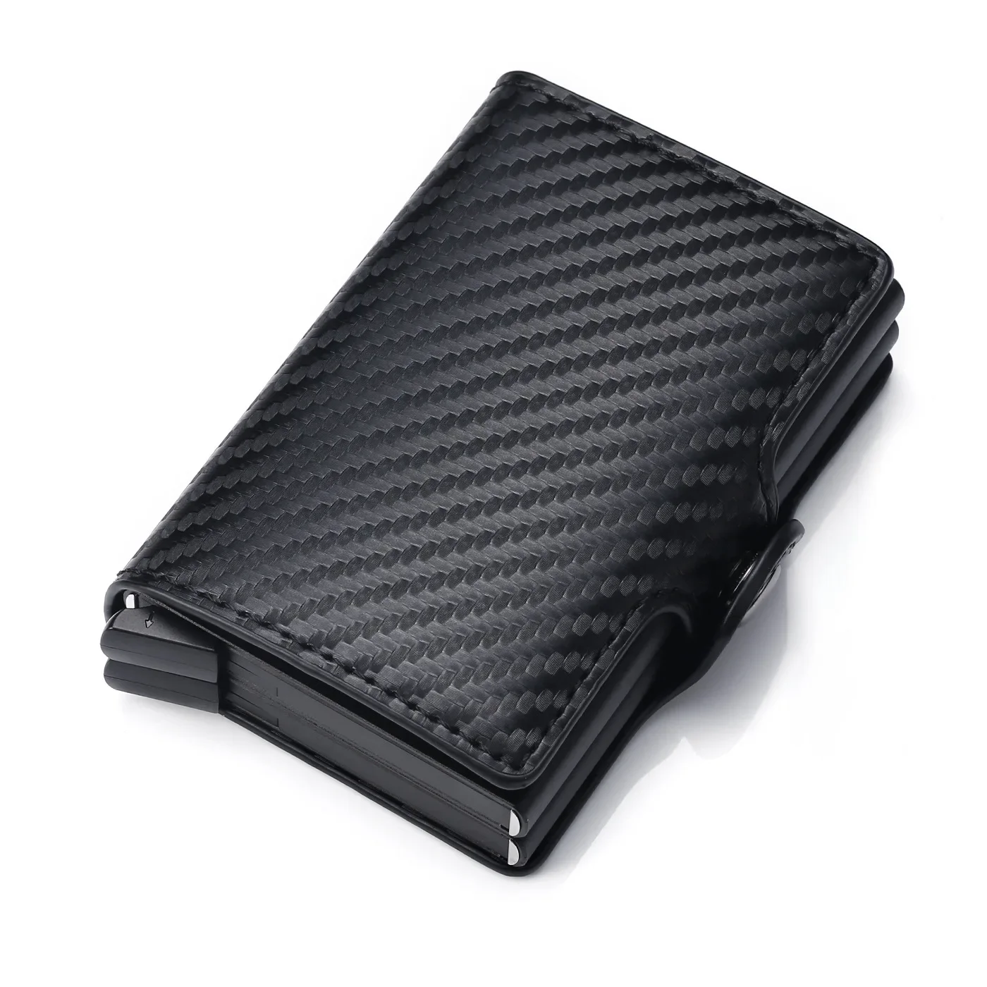 Rfid Men Card Wallets Carbon Fiber Slim Mini Wallet 14 Card Holders Small Money Bag Male Purses - Image 7