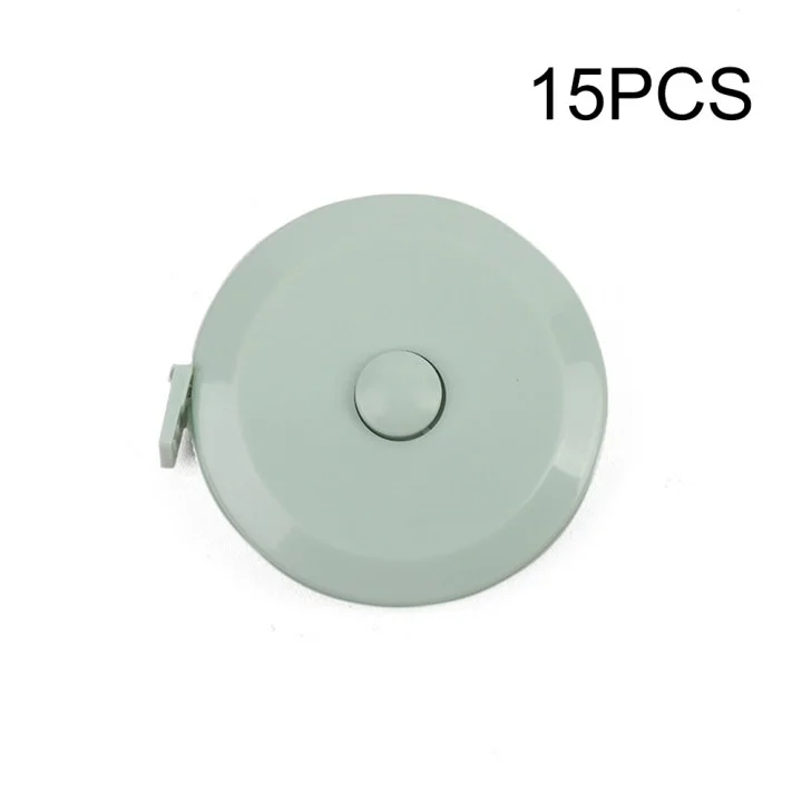 1PC/15PCS 1.5m Small Tape Measure Portable Student Soft Leather Three Measurement Clothes Automatic Recycling - Image 8