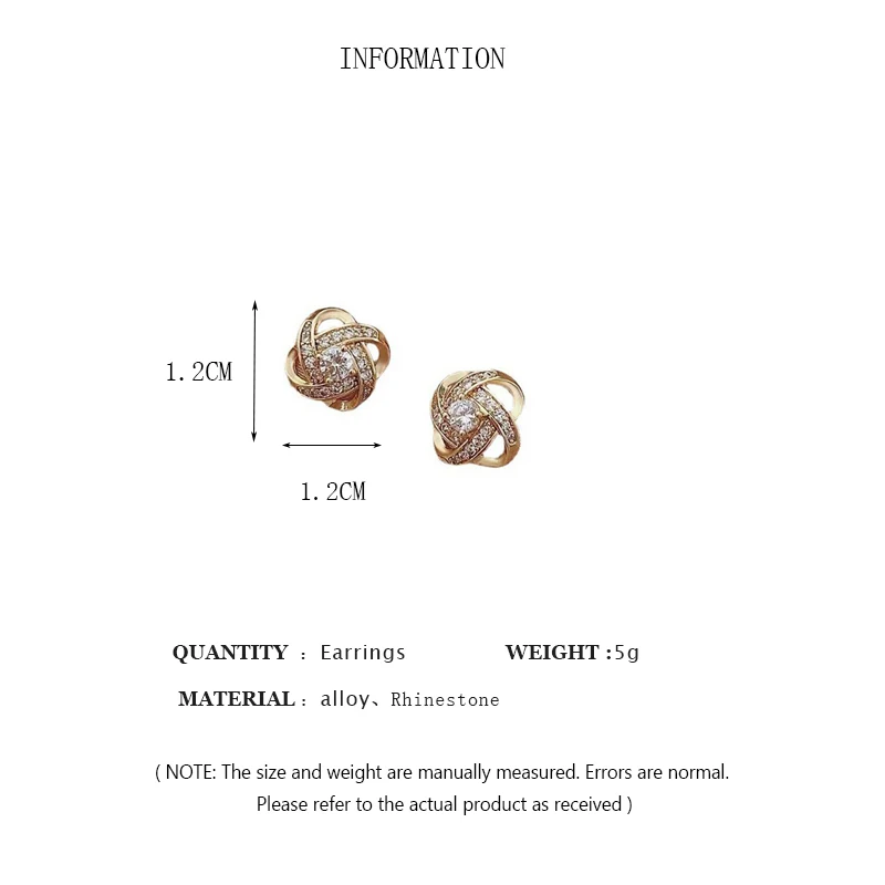 Light Luxury Zircon Stud Earrings Simple Cross Hollow Geometric Earrings Wedding Party Exquisite Ear Jewellery Women Gifts - Image 6