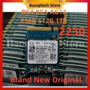 Original For Toshiba KIOXIA BG4 128G BG5 BG6 AG12 256G 512G 1TB SSD 2230 PCIe 3.0x4 Gen 4X4 NVMe M.2 SteamDeck Surface