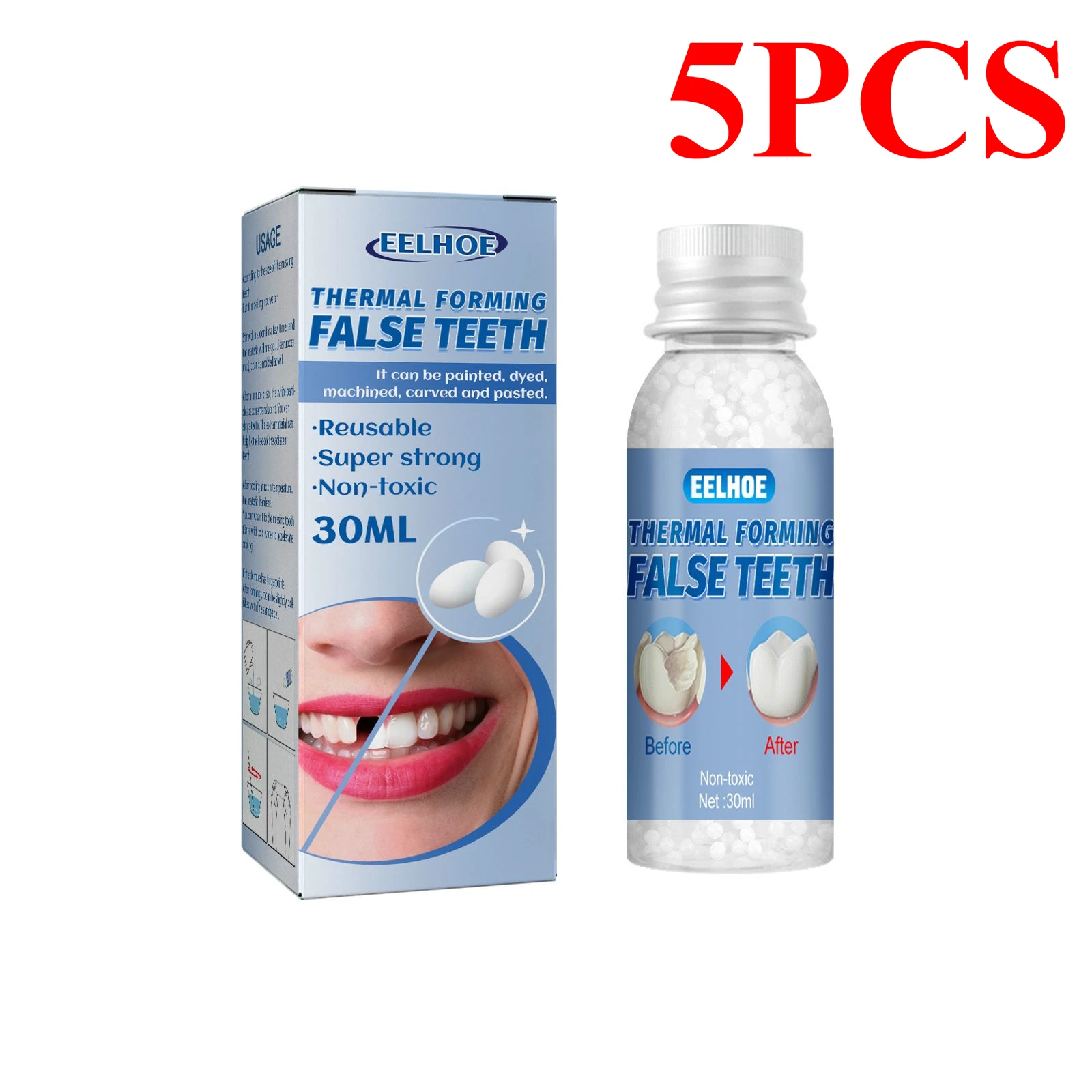 Temporary Teeth Repair Falseteeth Glue Resin Tooth Repair Glue Teeth Gaps Filling False Teeth Solid Glue Safety Dental Supplies - Image 11